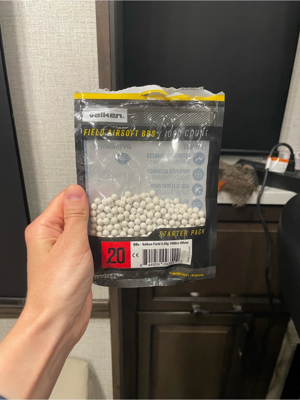 White Field Airsoft BBs - 0.20g Starter Pack (1000 count)
